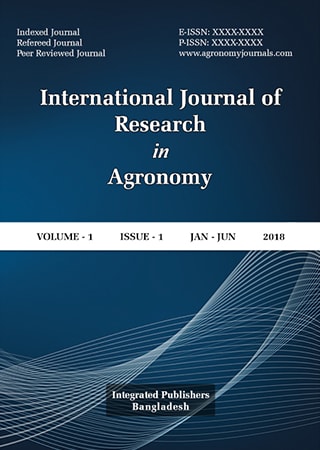 Coverpage of agronomy journal impact factor